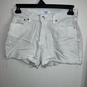 Denizen from Levi's Women's White Jean Shorts